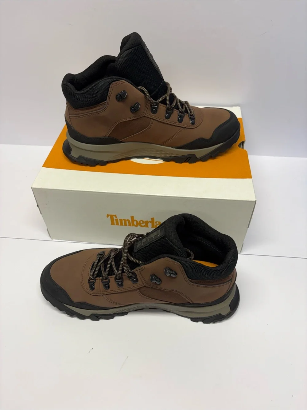 Timberland Brown and Black Trail-Ready Hiking Boots